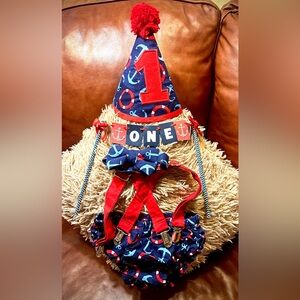 Nautical baby outfit